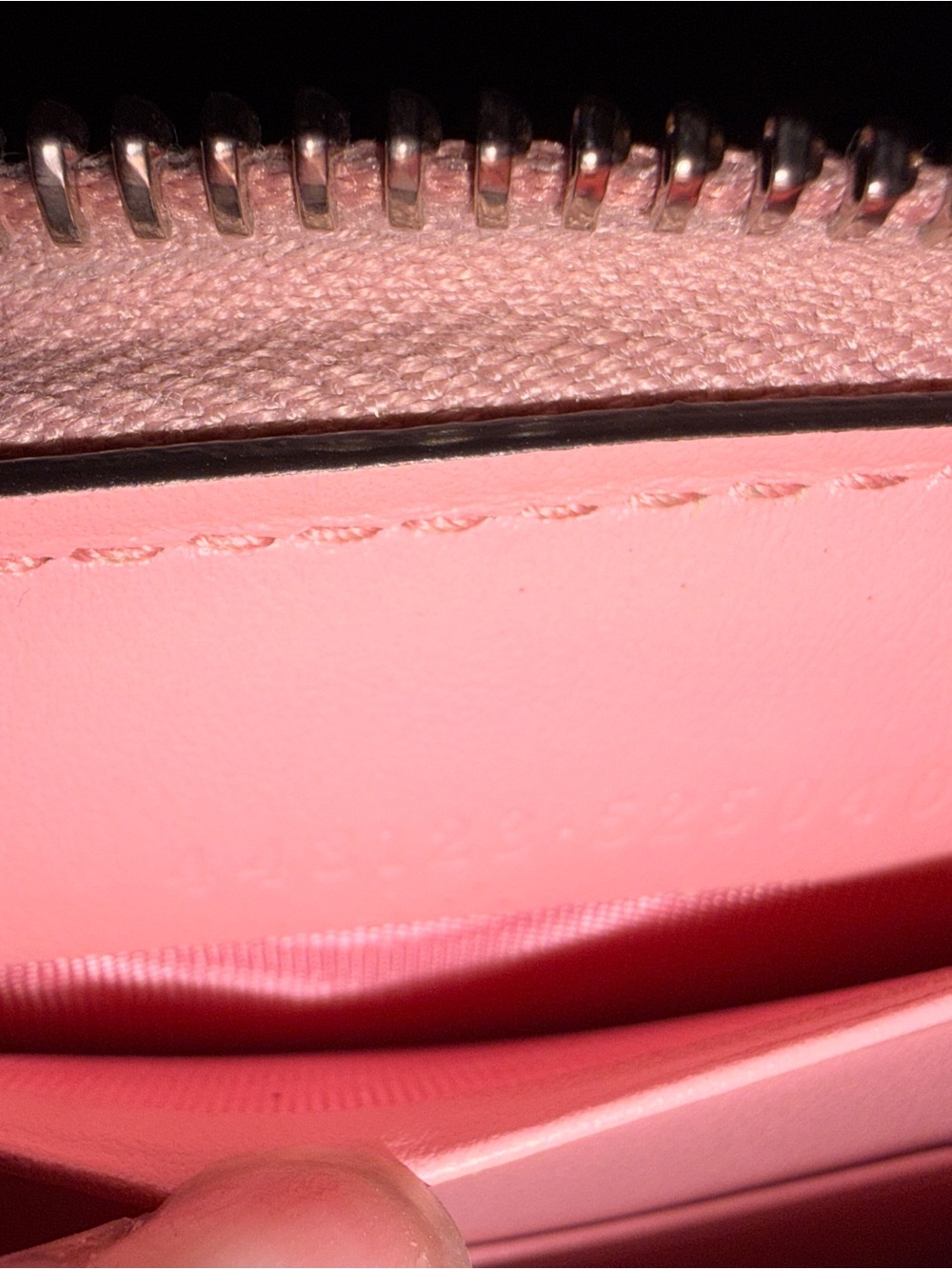 Gucci Pink GG Matelasse Marmont Zip Around Wallet Leather With Silver Accent - Picture 2 of 9